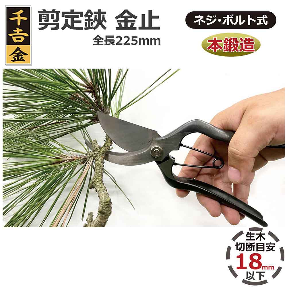 剪定鋏 金止 225MM 【直送品】 返品・キャンセル・他商品と同時購入は不可 - Image 4