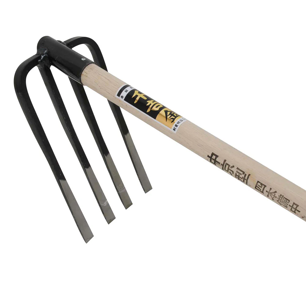 中京型四本備中鍬 3.5尺 【直送品】 返品・キャンセル・他商品と同時購入は不可 - Image 2