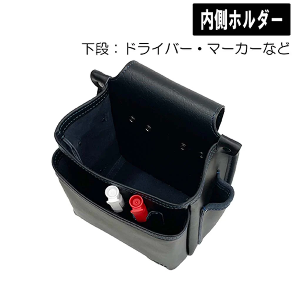 本革腰袋2段 DVC-KZ24 【直送品】 返品・キャンセル・他商品と同時購入は不可 - Image 6