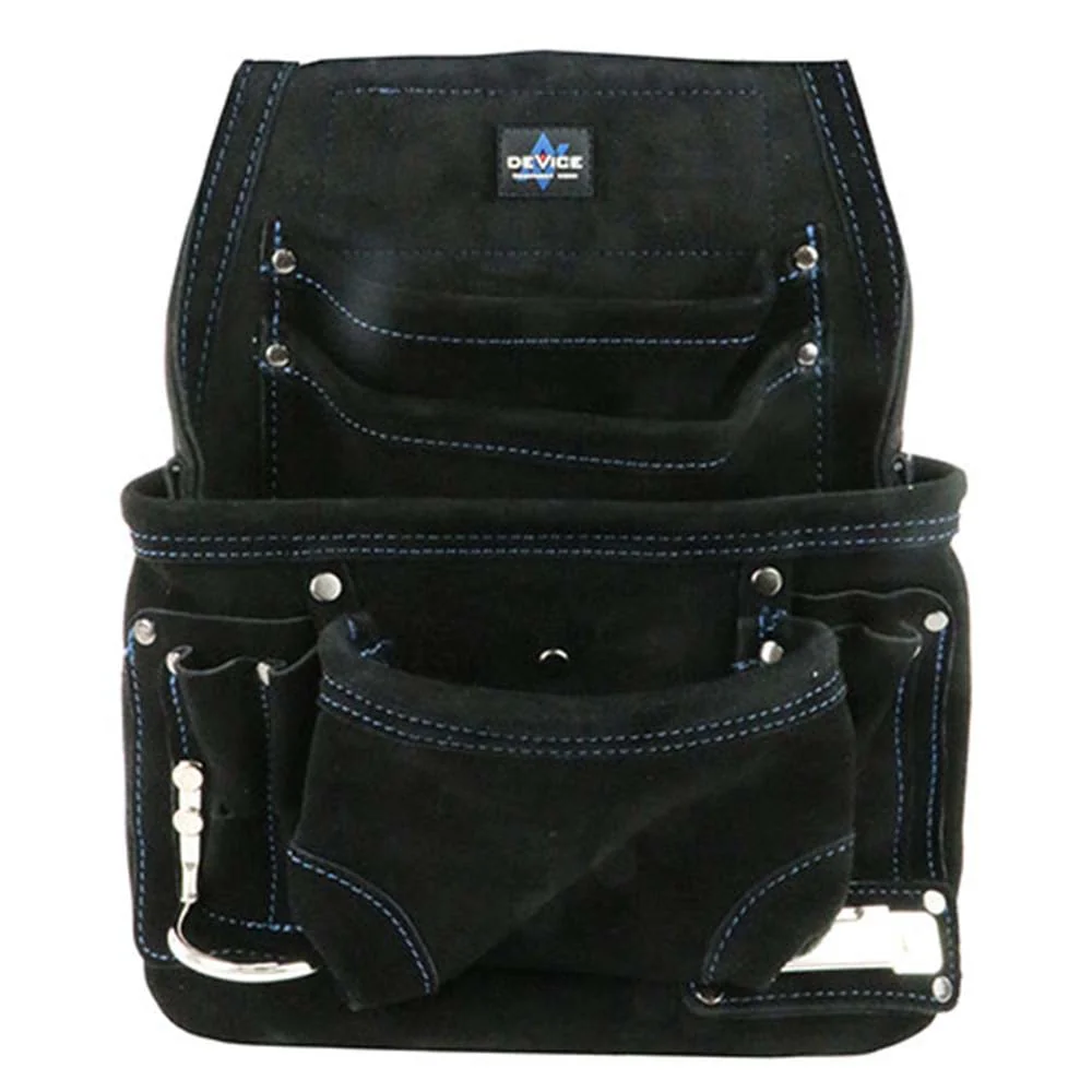 スエード腰釘袋3段 DVC-KZ27 【直送品】 返品・キャンセル・他商品と同時購入は不可