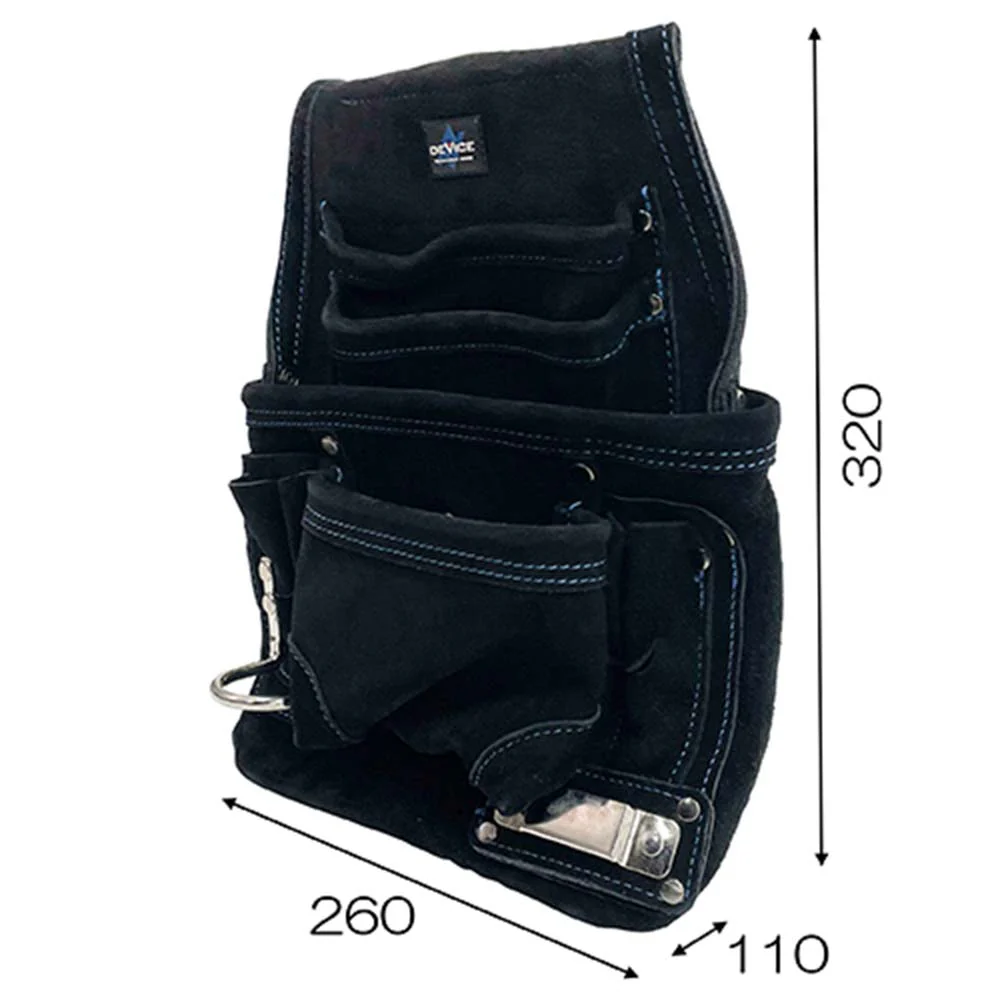 スエード腰釘袋3段 DVC-KZ27 【直送品】 返品・キャンセル・他商品と同時購入は不可 - Image 3