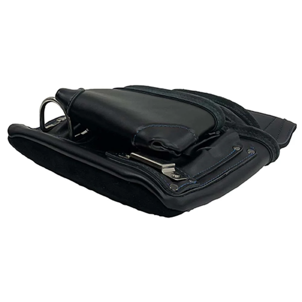 本革腰釘袋3段 DVC-KZ28 【直送品】 返品・キャンセル・他商品と同時購入は不可 - Image 5