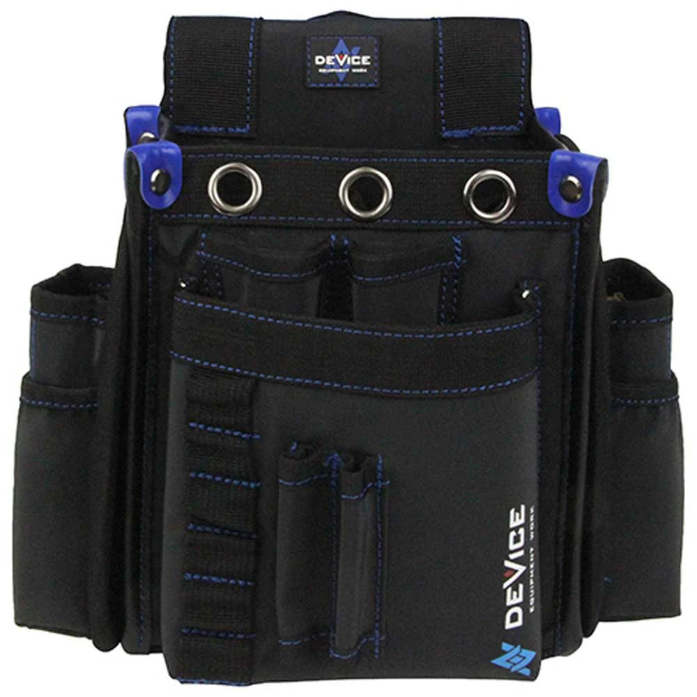 腰袋2段 サイドポケット付き DVC-KZ14 【直送品】 返品・キャンセル・他商品と同時購入は不可