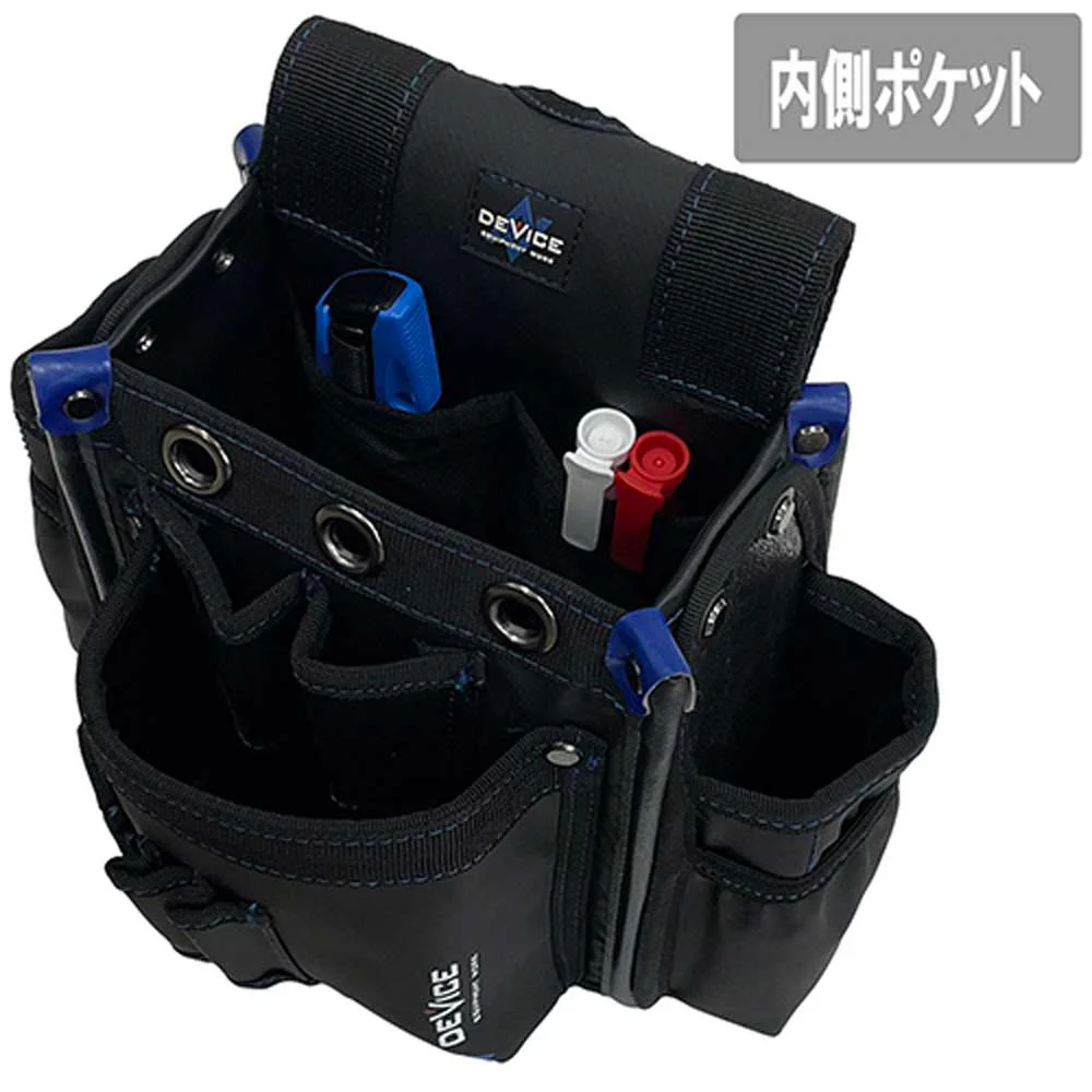 腰袋2段 サイドポケット付き DVC-KZ14 【直送品】 返品・キャンセル・他商品と同時購入は不可 - Image 4