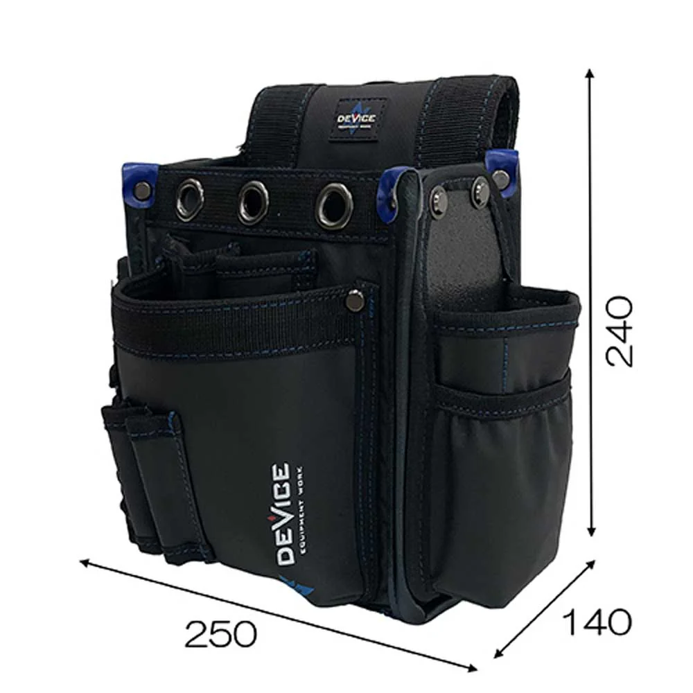 腰袋2段 サイドポケット付き DVC-KZ14 【直送品】 返品・キャンセル・他商品と同時購入は不可 - Image 6