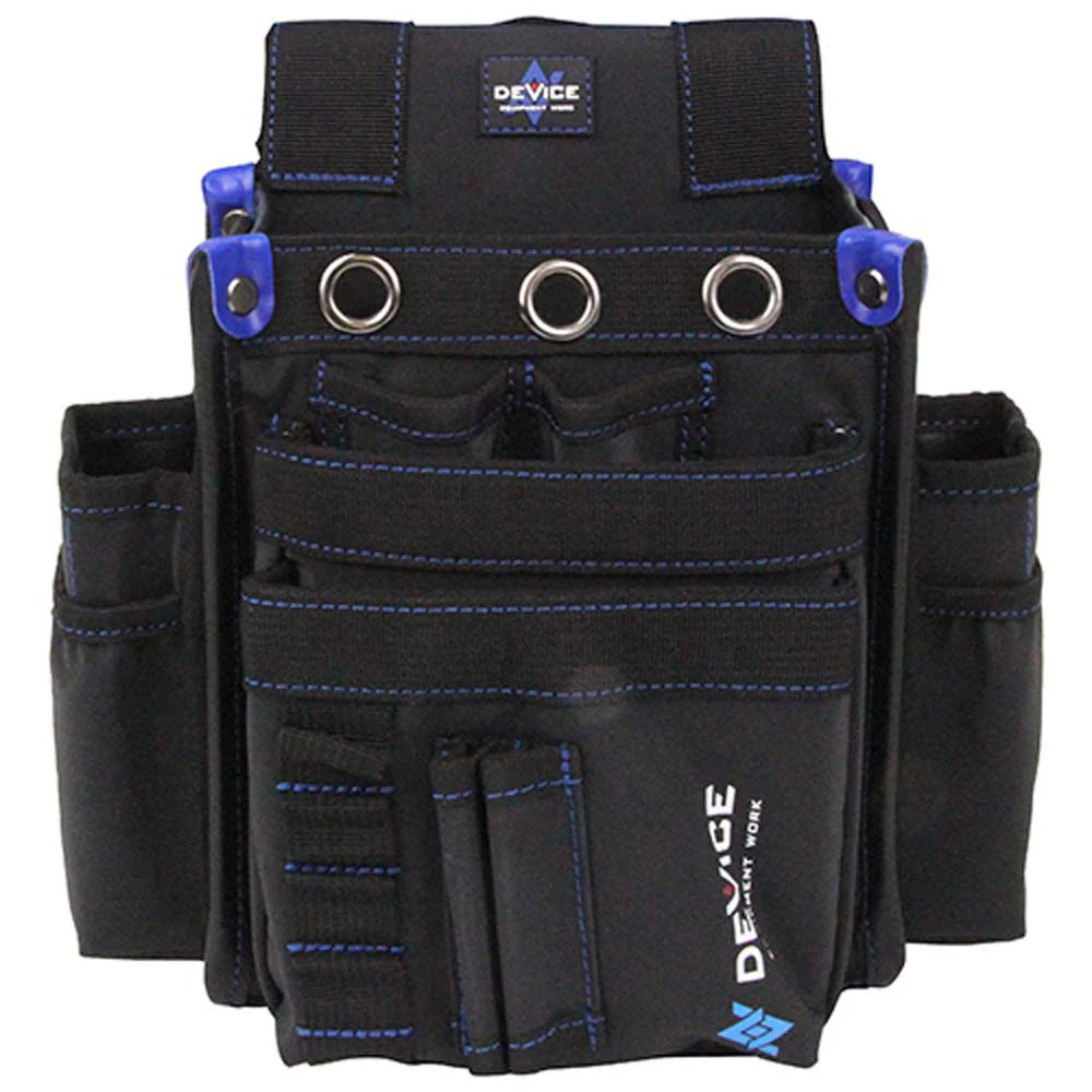 腰袋3段 サイドポケット付き DVC-KZ15 【直送品】 返品・キャンセル・他商品と同時購入は不可