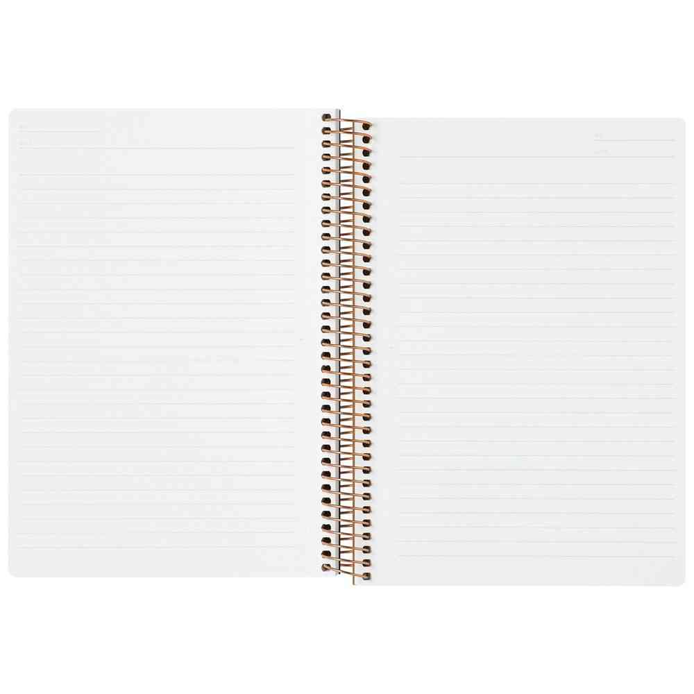 マルマン A5 スパイラルノート 横罫150枚 ブラック 1冊入 - Image 3