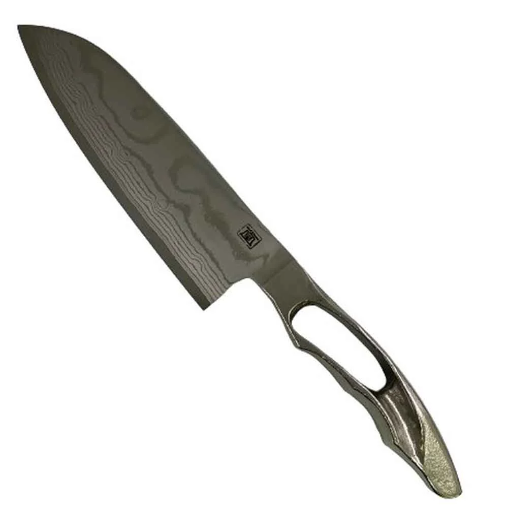 ダマスカス三徳 170mm 【直送品】 返品・キャンセル・他商品と同時購入は不可 - Image 6