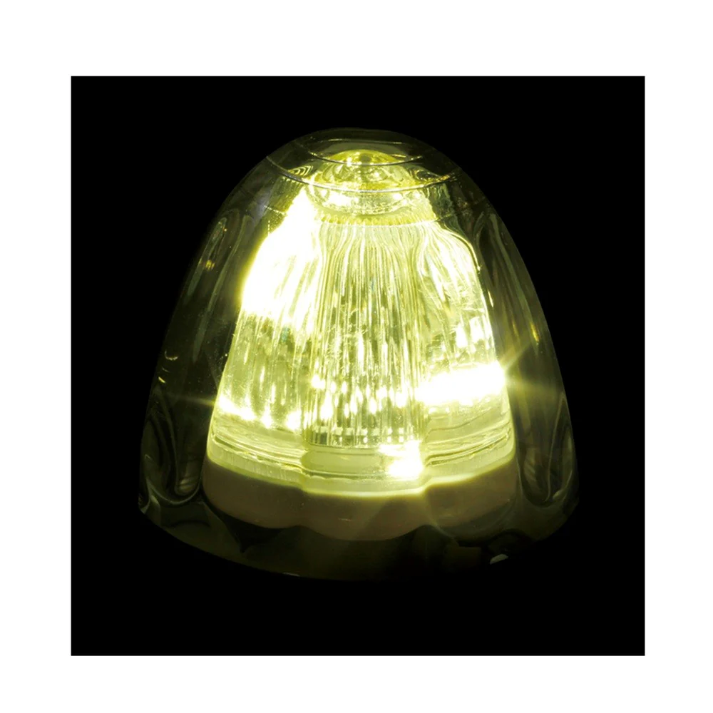 槌屋ヤック LEDドームマーカー イエロー24V CE451 - Image 2