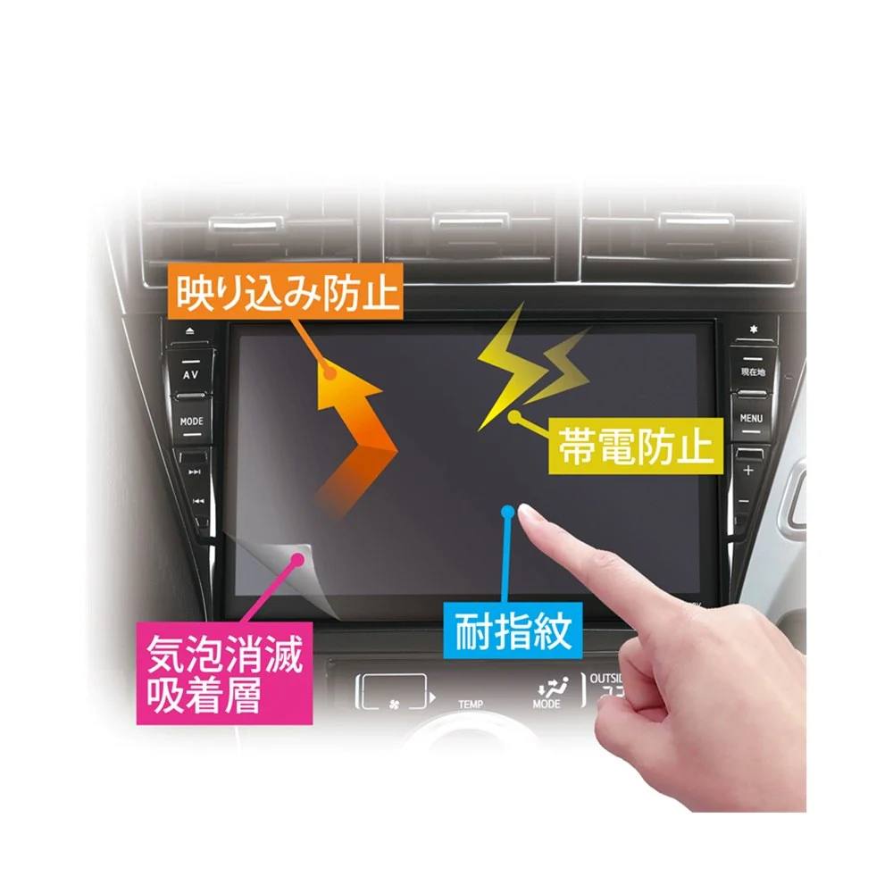 槌屋ヤック 多機能保護シート7インチワイド VP99 - Image 3