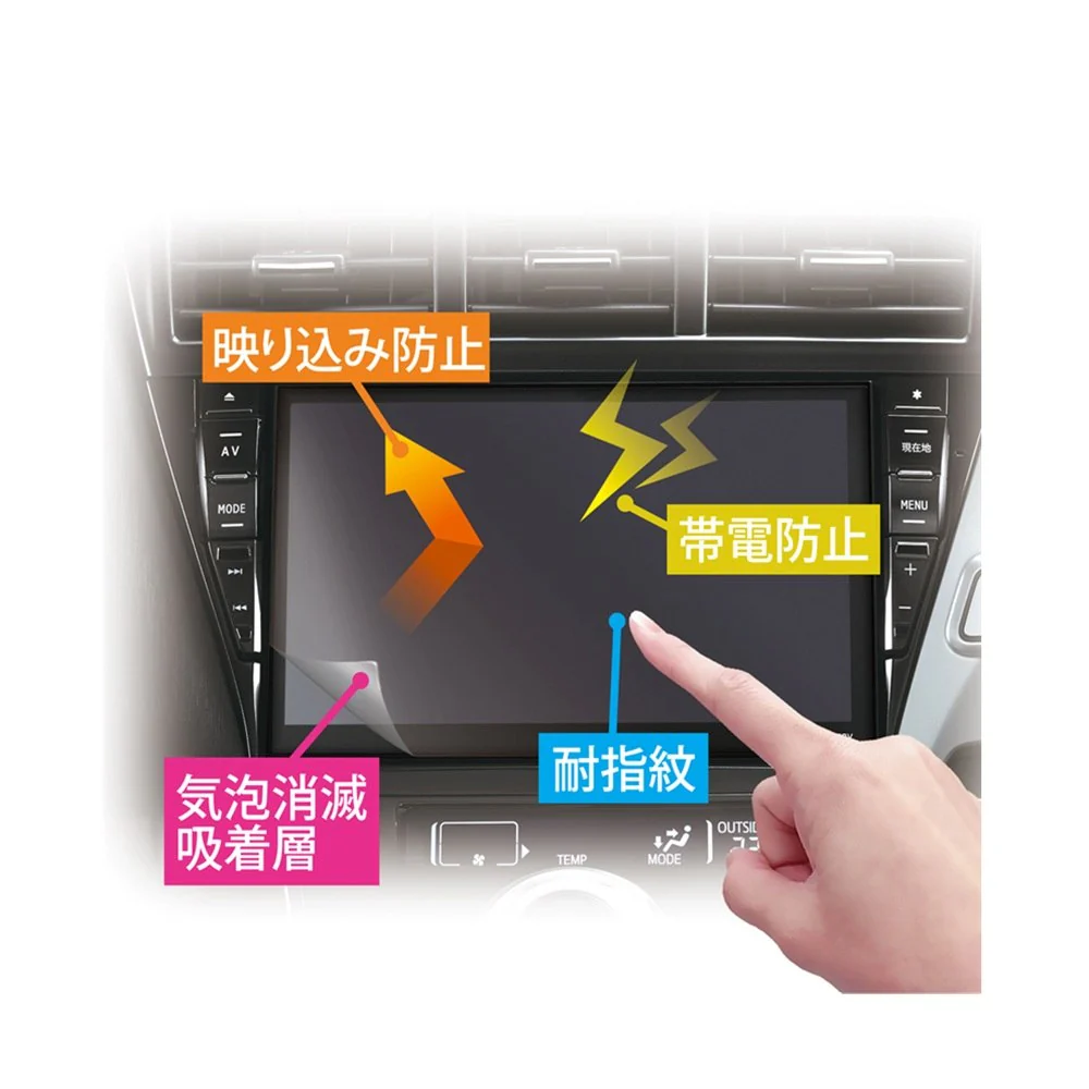 槌屋ヤック 多機能保護シート8インチワイド VP100 - Image 3
