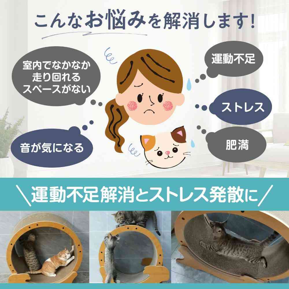 HappyDays キャットランニングマシン L 【直送品】 返品・キャンセル・他商品と同時購入は不可 - Image 5