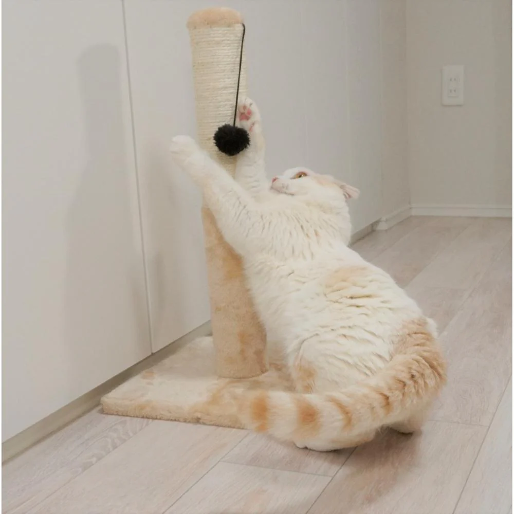 ねこがくれ ねこちゃん大好き爪とぎ キャットタワー ポール 【直送品】 返品・キャンセル・他商品と同時購入は不可 - Image 9