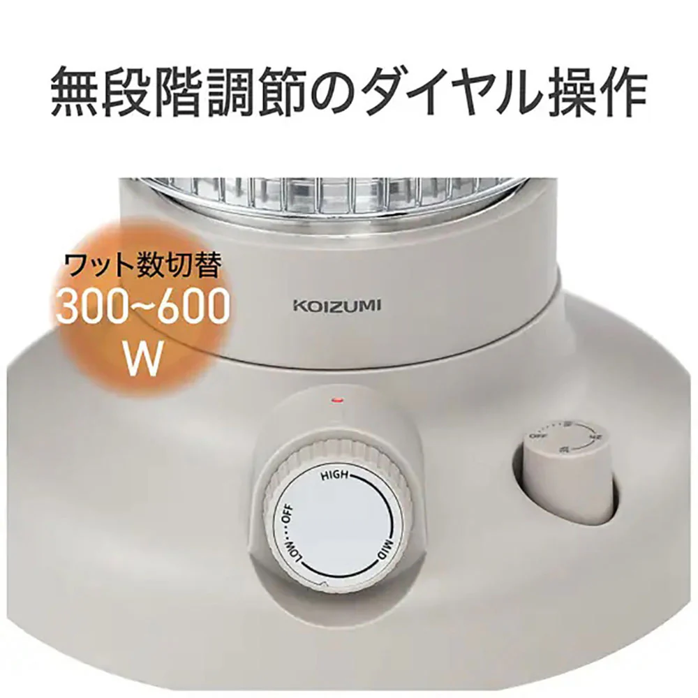 カーボンヒーター 遠赤電気ストーブ KKH0651C 【直送品】 返品・キャンセル・他商品と同時購入は不可 - Image 2