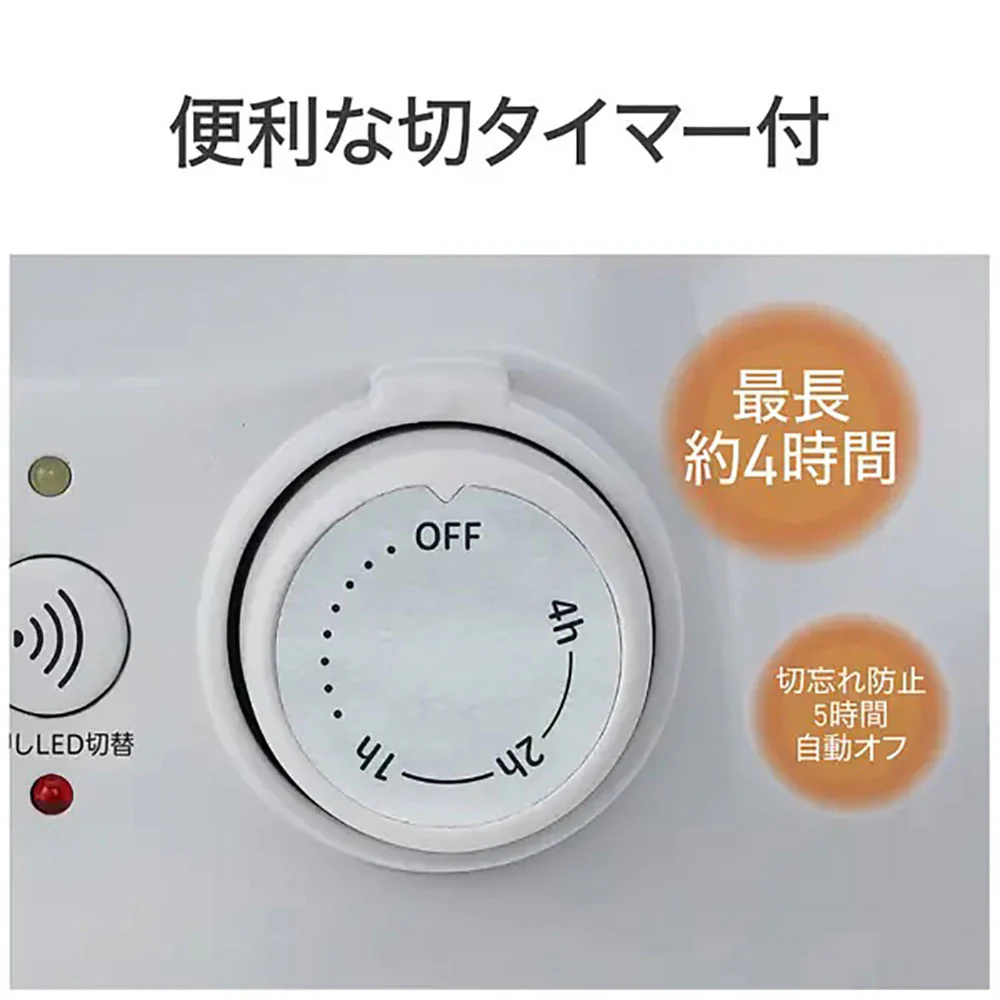 セラミックヒーター KPH1258W 【直送品】 返品・キャンセル・他商品と同時購入は不可 - Image 5