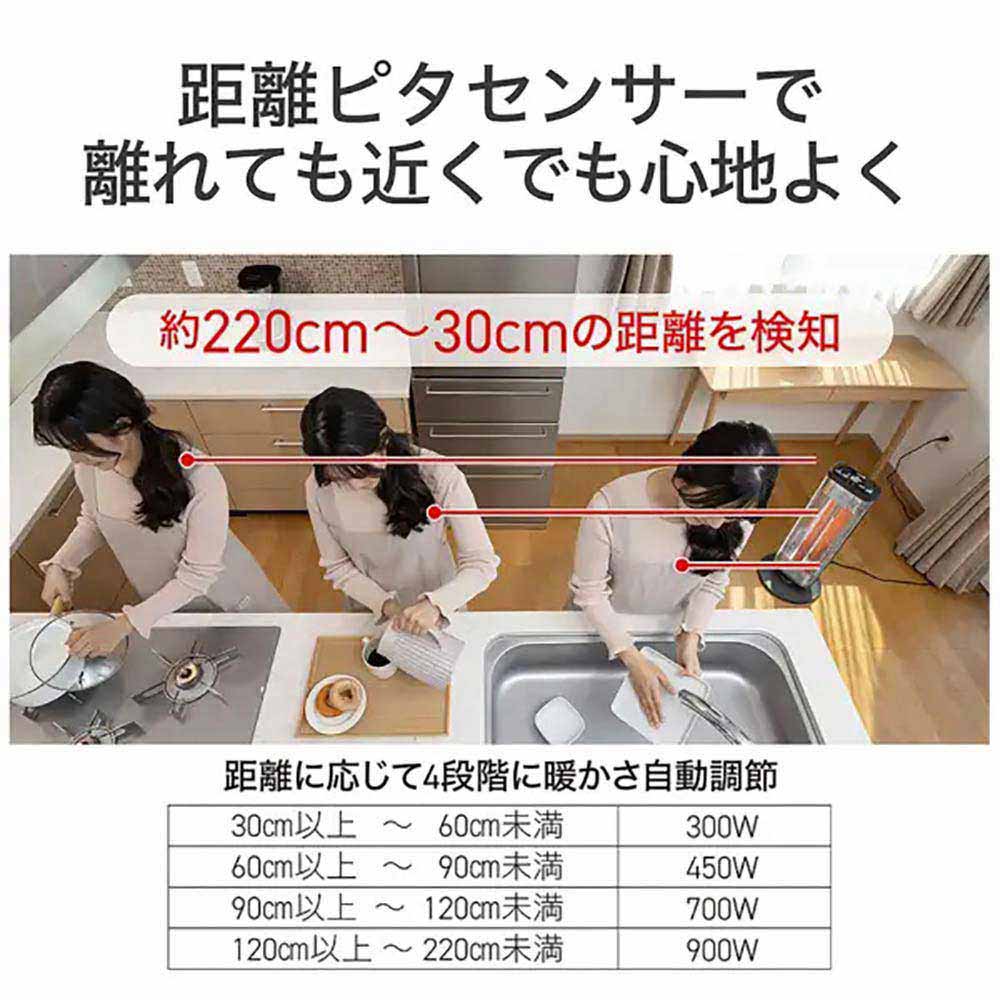 カーボンヒーター 遠赤電気ストーブ KKH0954H 【直送品】 返品・キャンセル・他商品と同時購入は不可 - Image 5