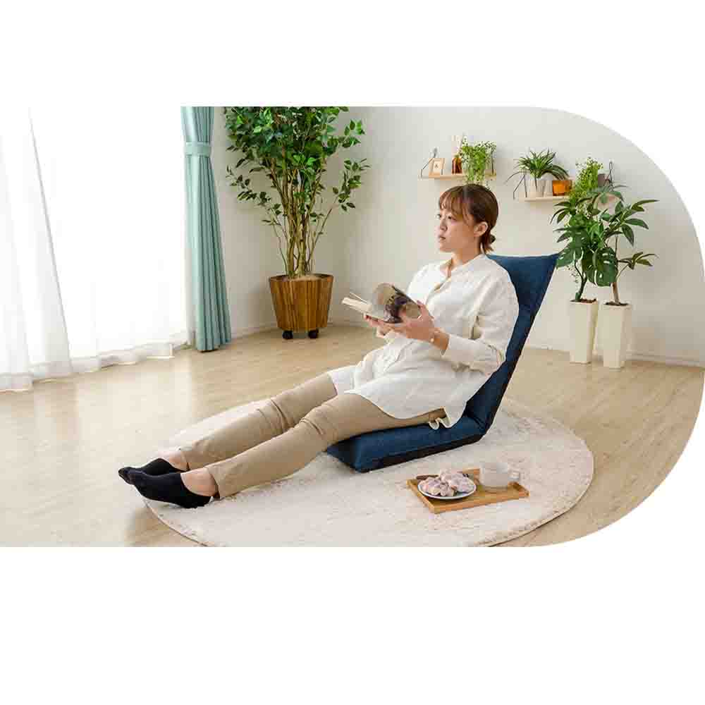 日本製 ハイバック座椅子 コンパクト アッシュグレー 【直送品】 返品・キャンセル・他商品と同時購入は不可 - Image 4