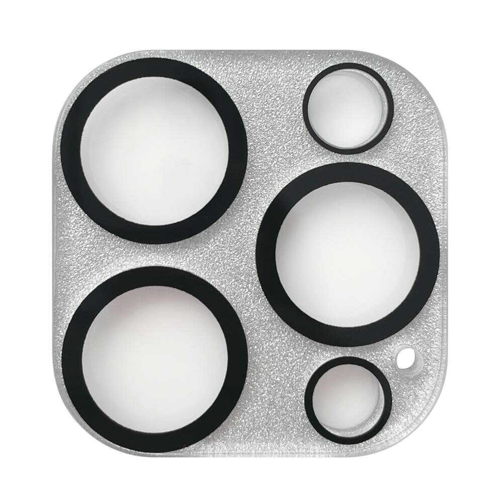 サンクレスト iPhone16 Pro/16 ProMax レンズガード ラメシルバー i38RPBC03 - Image 3