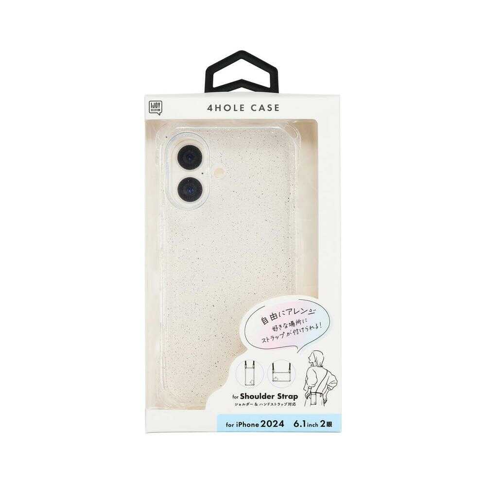 サンクレスト iPhone16 4ホールケース クリアラメ i38FiJS02 - Image 4