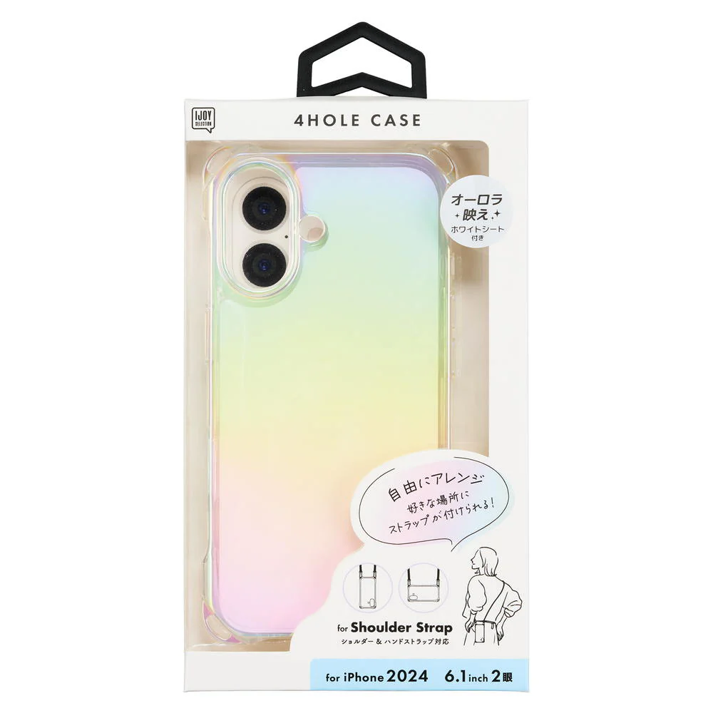 サンクレスト iPhone16 4ホールケース オーロラ i38FiJS03 - Image 2