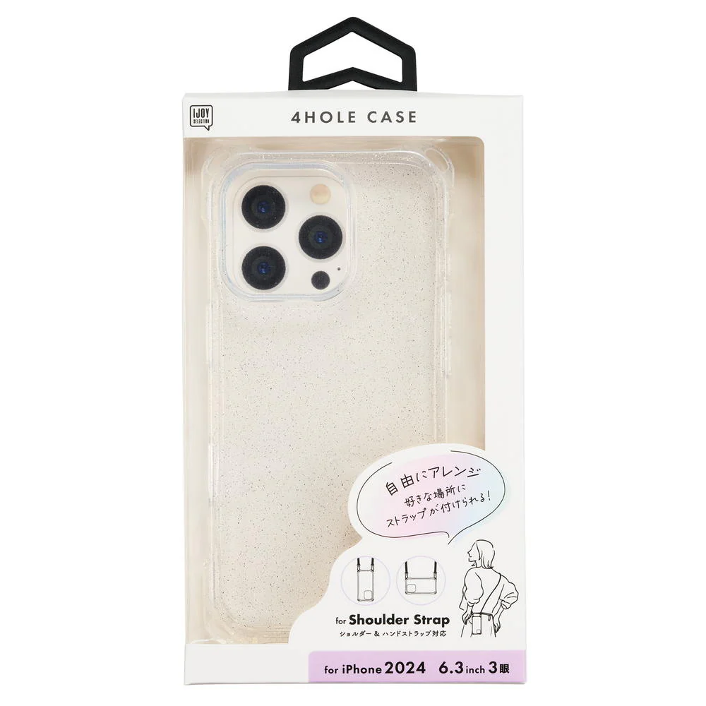 サンクレスト iPhone16 Pro 4ホールケース クリアラメ i38RiJS02 - Image 2