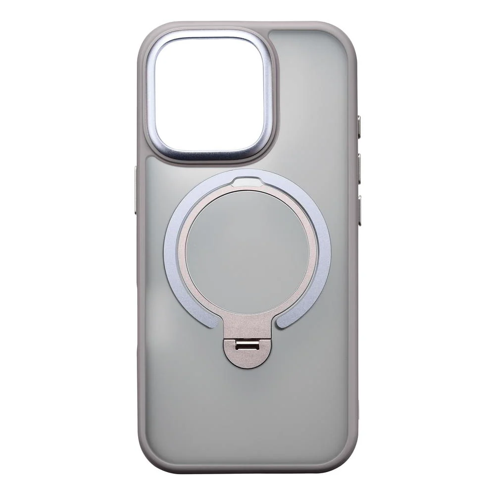 サンクレスト iPhone16 Pro MagStaPLUSケース グレー i38RiJS05