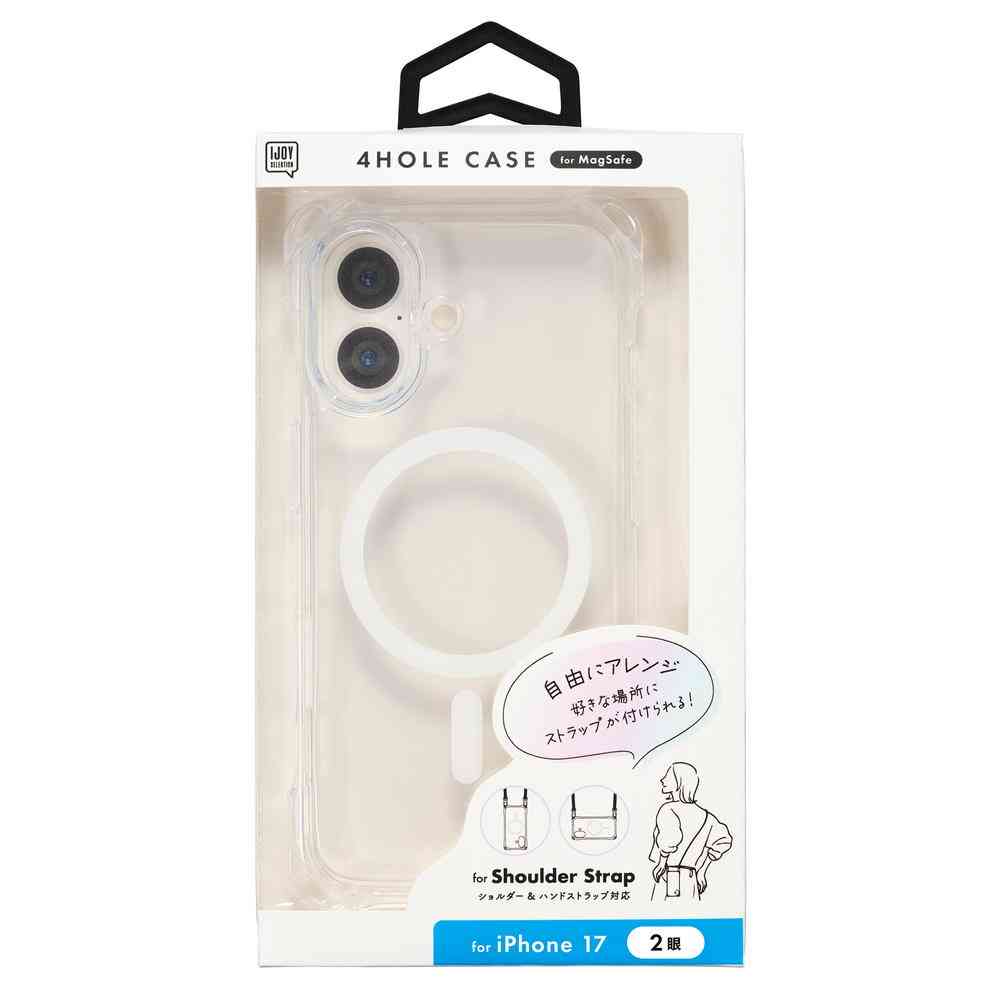 サンクレスト 4ホールケース MagSafe対応 クリア for iPhone17 - Image 3