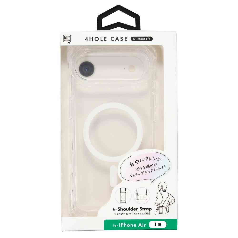 サンクレスト 4ホールケース MagSafe対応 クリア for iPhone17Air - Image 3