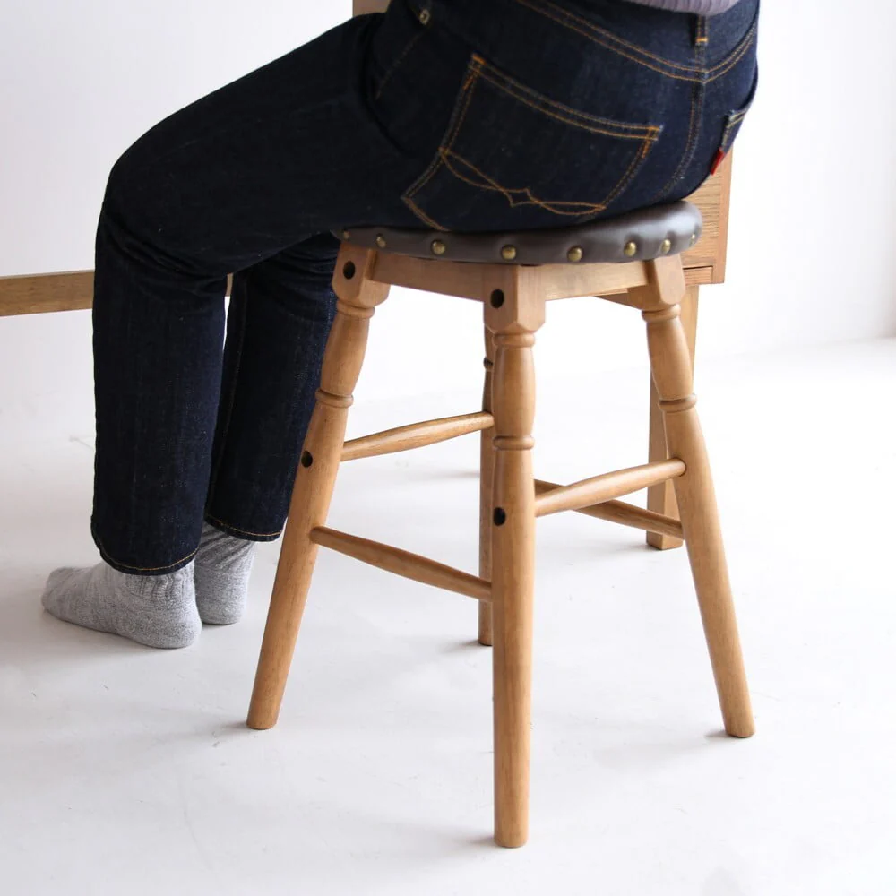 スツール ラシック ロースツール RAS-3332BR 【直送品】 返品・キャンセル・他商品と同時購入は不可 - Image 8