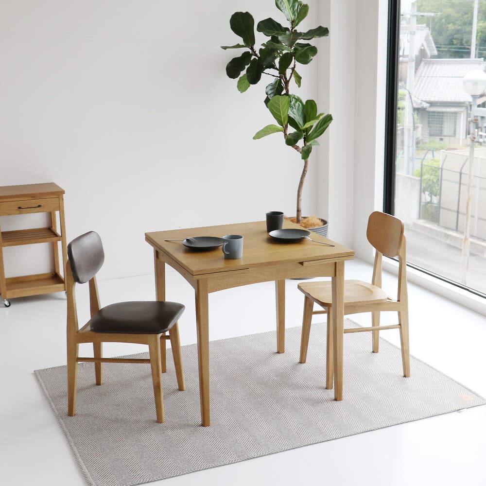 ラシック エクステンションダイニングテーブル RAT-3682NA 【直送品】 返品・キャンセル・他商品と同時購入は不可 - Image 9