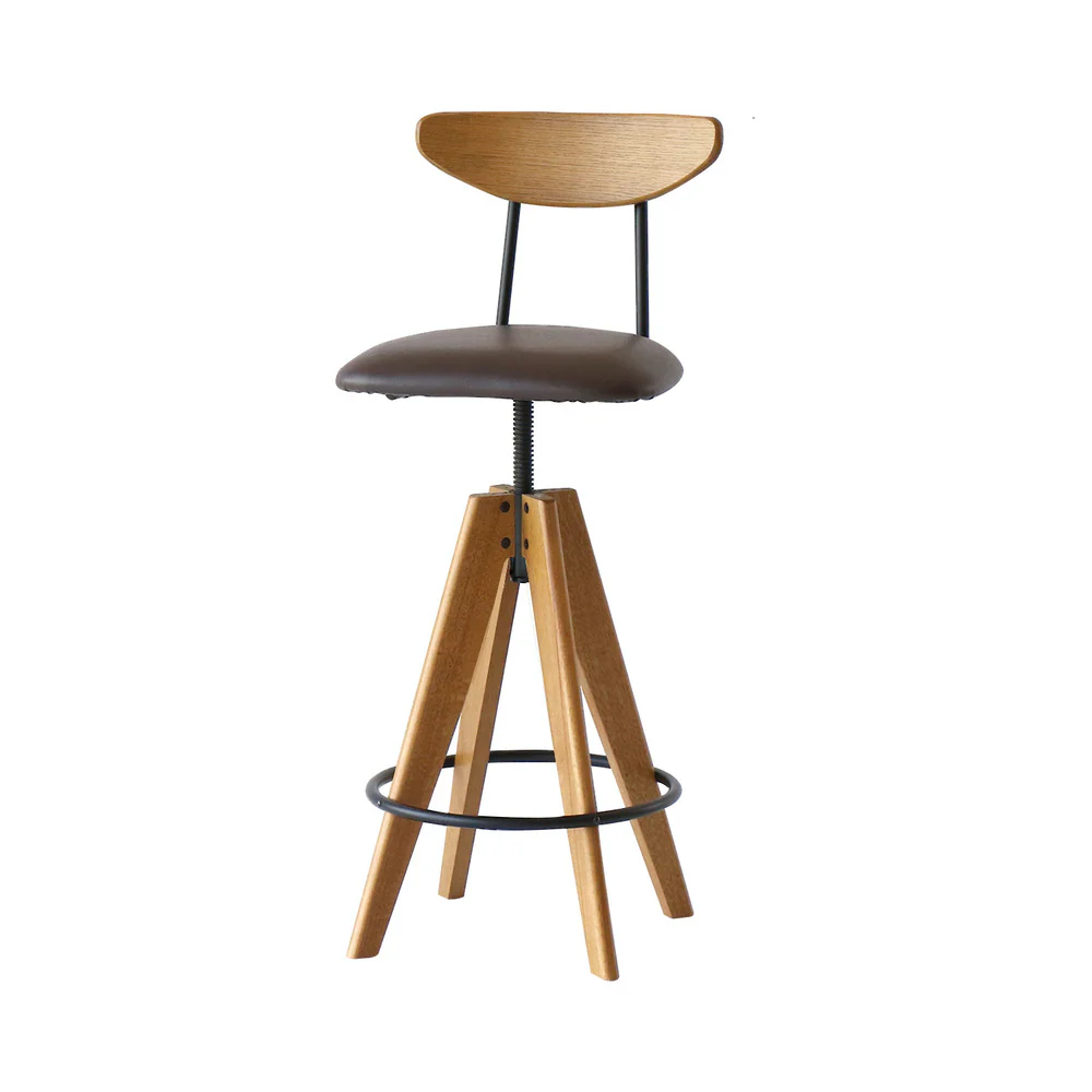 カウンターチェア ラシック バースツール RAS-3762BR 【直送品】 返品・キャンセル・他商品と同時購入は不可