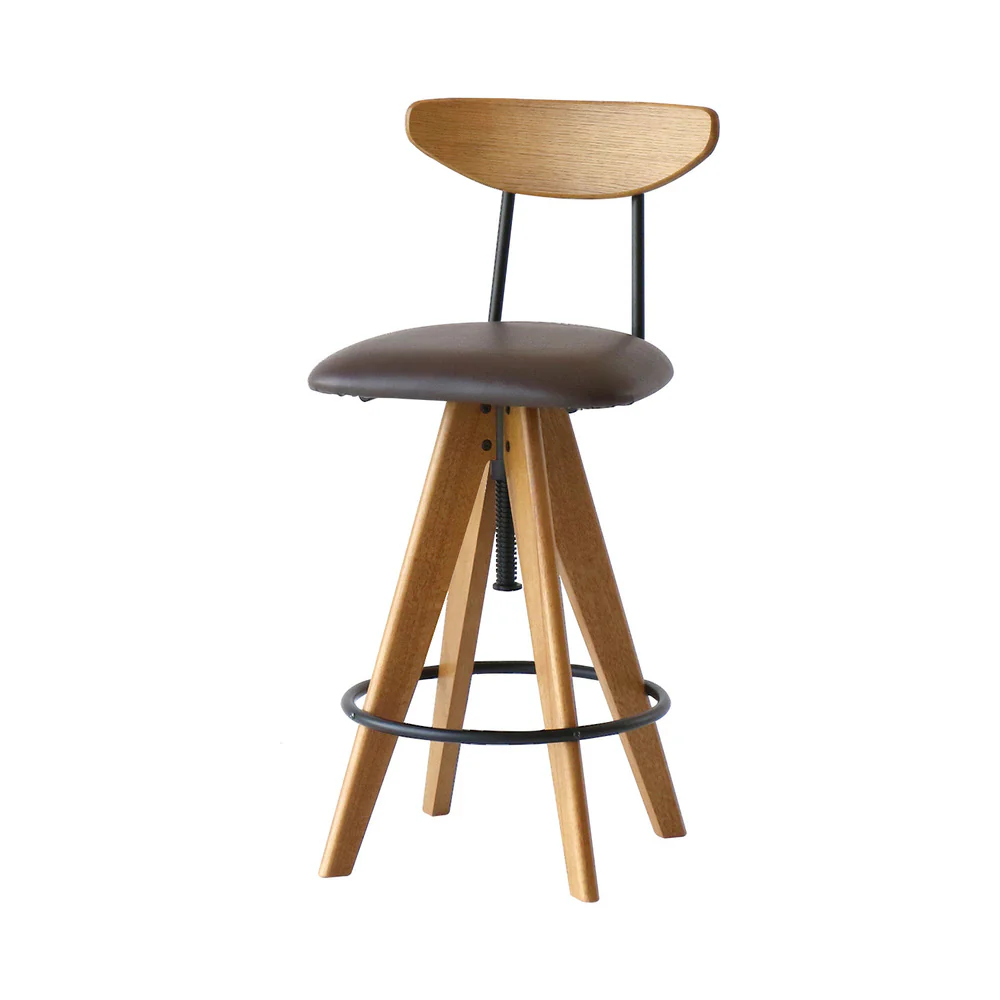 カウンターチェア ラシック バースツール RAS-3762BR 【直送品】 返品・キャンセル・他商品と同時購入は不可 - Image 2