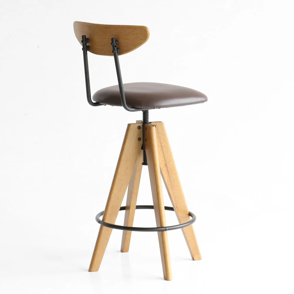 カウンターチェア ラシック バースツール RAS-3762BR 【直送品】 返品・キャンセル・他商品と同時購入は不可 - Image 3