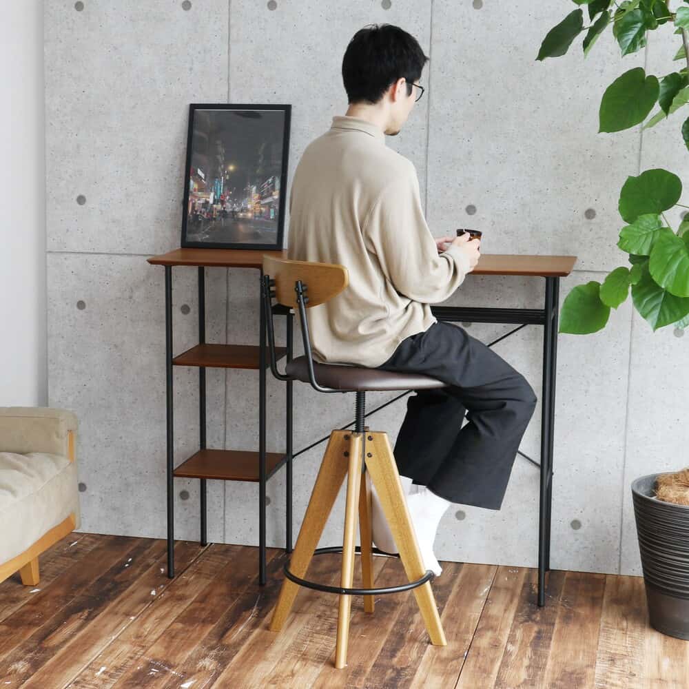 カウンターチェア ラシック バースツール RAS-3762BR 【直送品】 返品・キャンセル・他商品と同時購入は不可 - Image 8