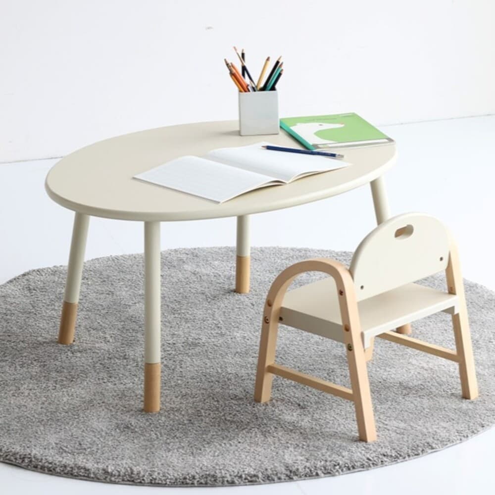 子ども机 キッズオニギリテーブル ILT-3834IV 【直送品】 返品・キャンセル・他商品と同時購入は不可 - Image 8