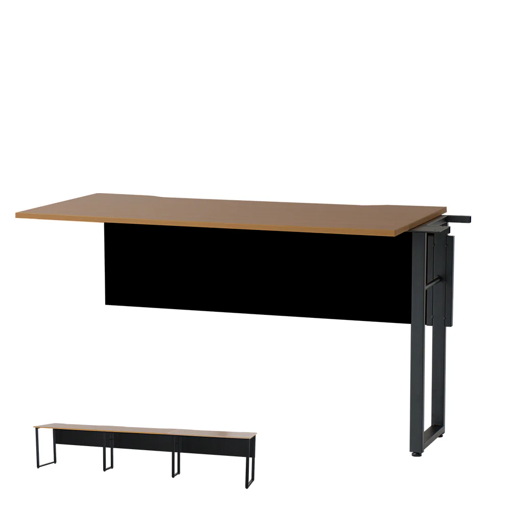 【連結専用】 フリーオフィスデスクコネクト OFT-3854BRBK 【直送品】 返品・キャンセル・他商品と同時購入は不可 - Image 4