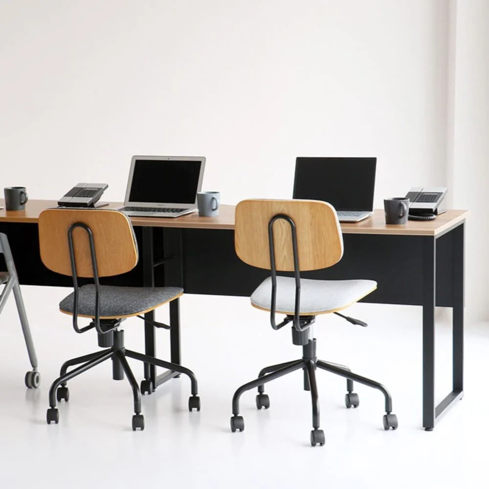 【連結専用】 フリーオフィスデスクコネクト OFT-3854BRBK 【直送品】 返品・キャンセル・他商品と同時購入は不可 - Image 8