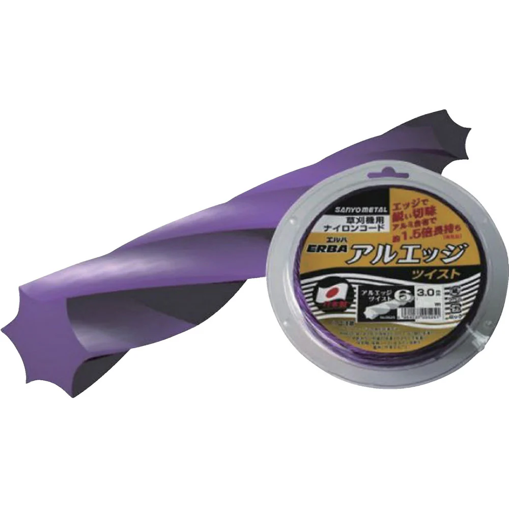 0526 三陽金属 ナイロンコード アルエッジ6ツイスト 30m 【直送品】 返品・キャンセル・他商品と同時購入は不可