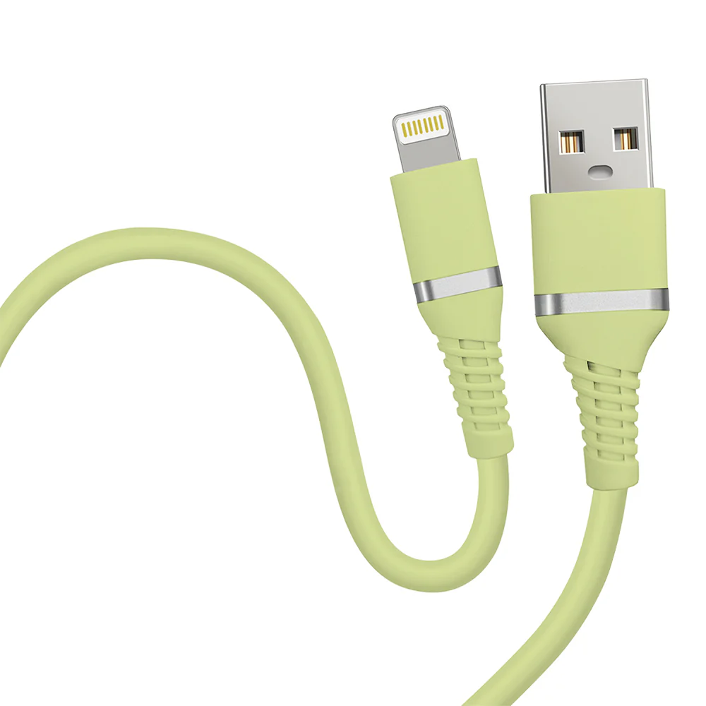 HIDISC やわらかライトニングケーブル 1m ピスタチオグリーン - Image 2