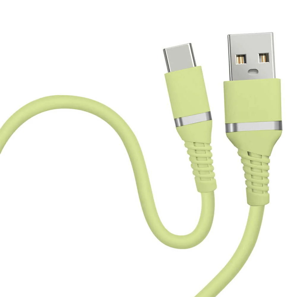 HIDISC やわらかType‐Cケーブル 1m ピスタチオグリーン - Image 4