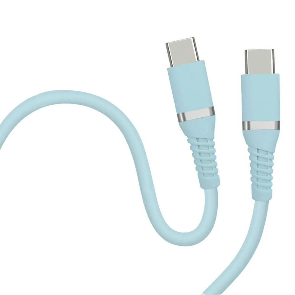 HIDISC やわらかCtoCケーブル 1m アイシーブルー - Image 4