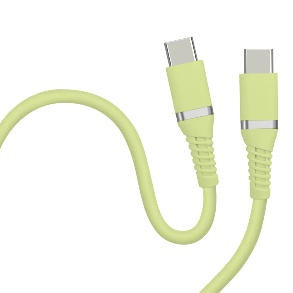 HIDISC やわらかCtoCケーブル 1m ピスタチオグリーン - Image 2