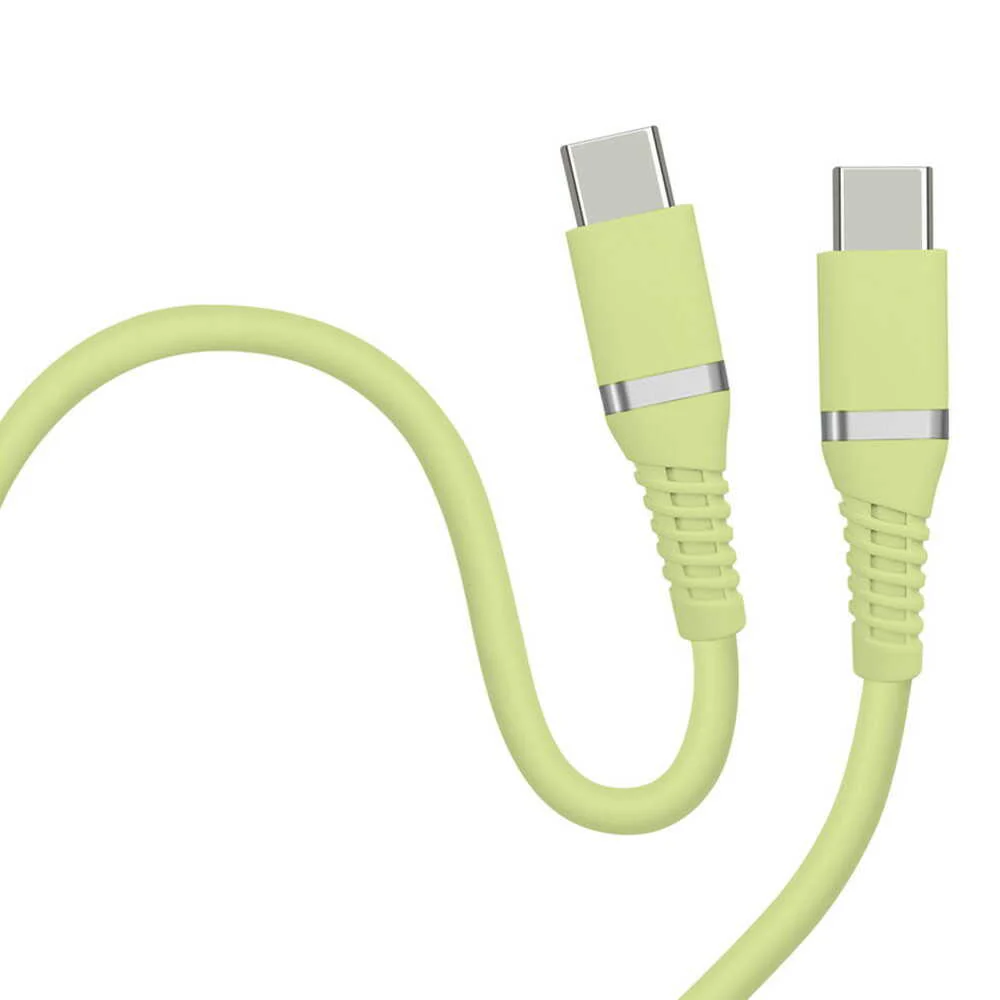 HIDISC やわらかCtoCケーブル 1m ピスタチオグリーン - Image 4