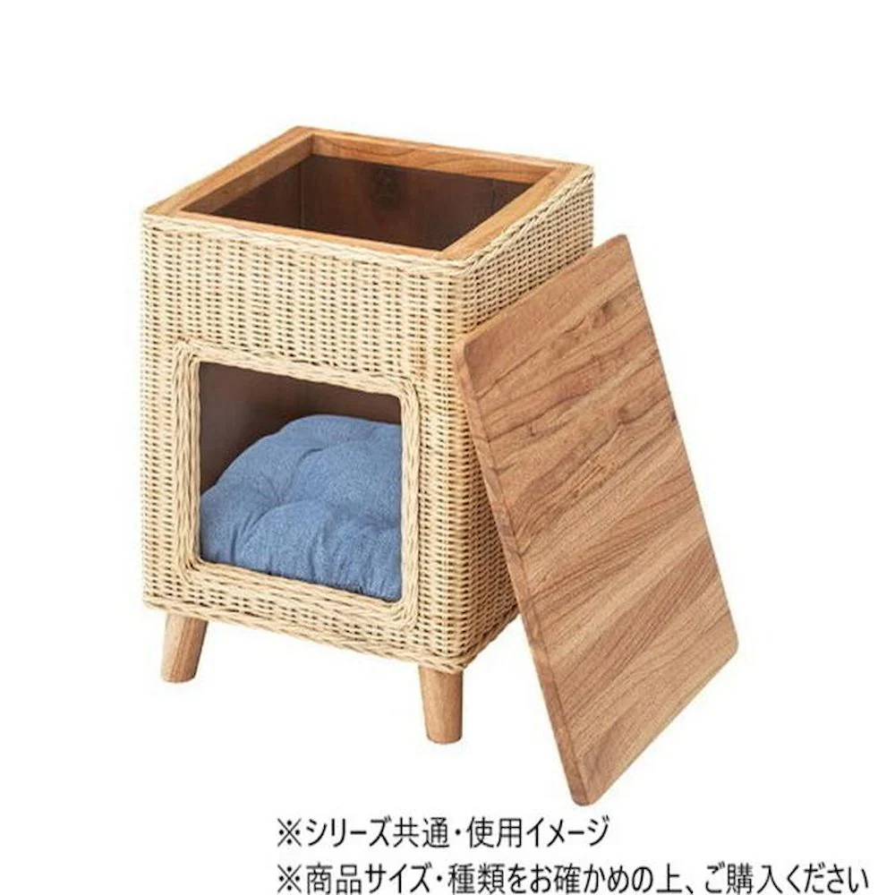 東谷 ペットハウススツール ナチュラル PET-63 【直送品】 返品・キャンセル・他商品と同時購入は不可 - Image 2