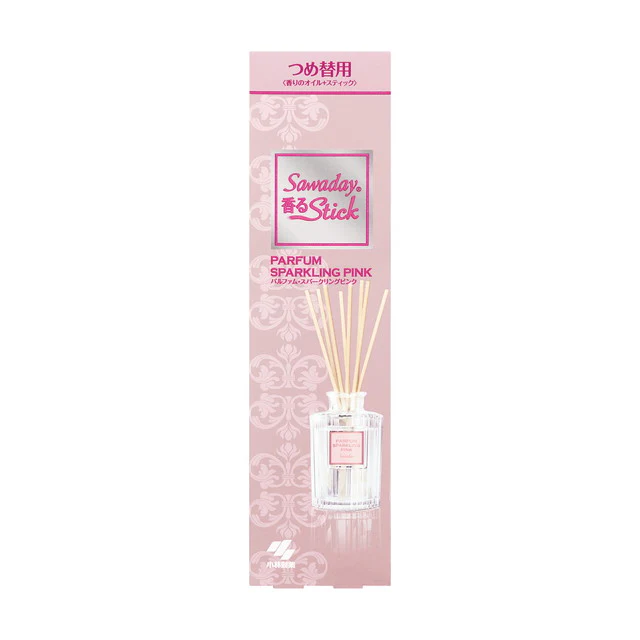 小林製薬 サワデー香るスティック パルファム スパークリングピンク つめ替用 70ml - Image 2
