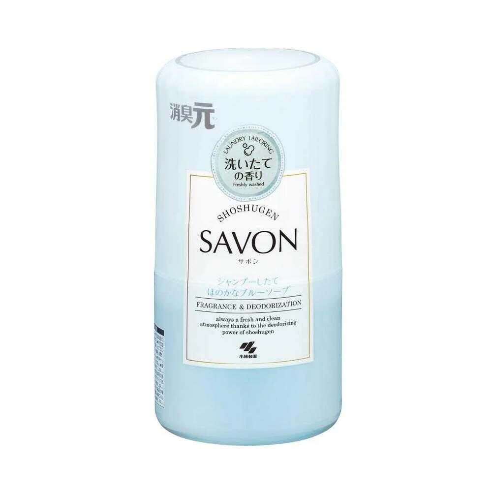 小林製薬 消臭元SAVON シャンプーしたてほのかなブルーソープ 400ml