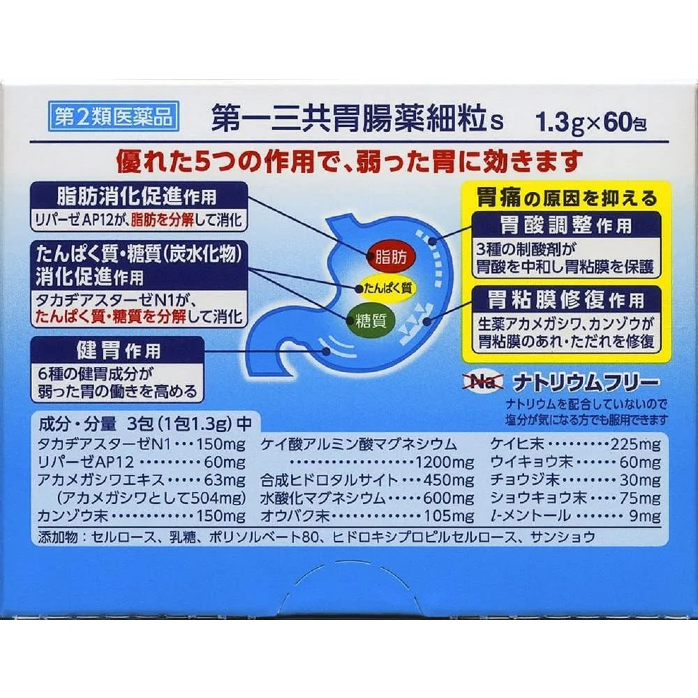 【第2類医薬品】第一三共胃腸薬 細粒s 60包 - Image 9