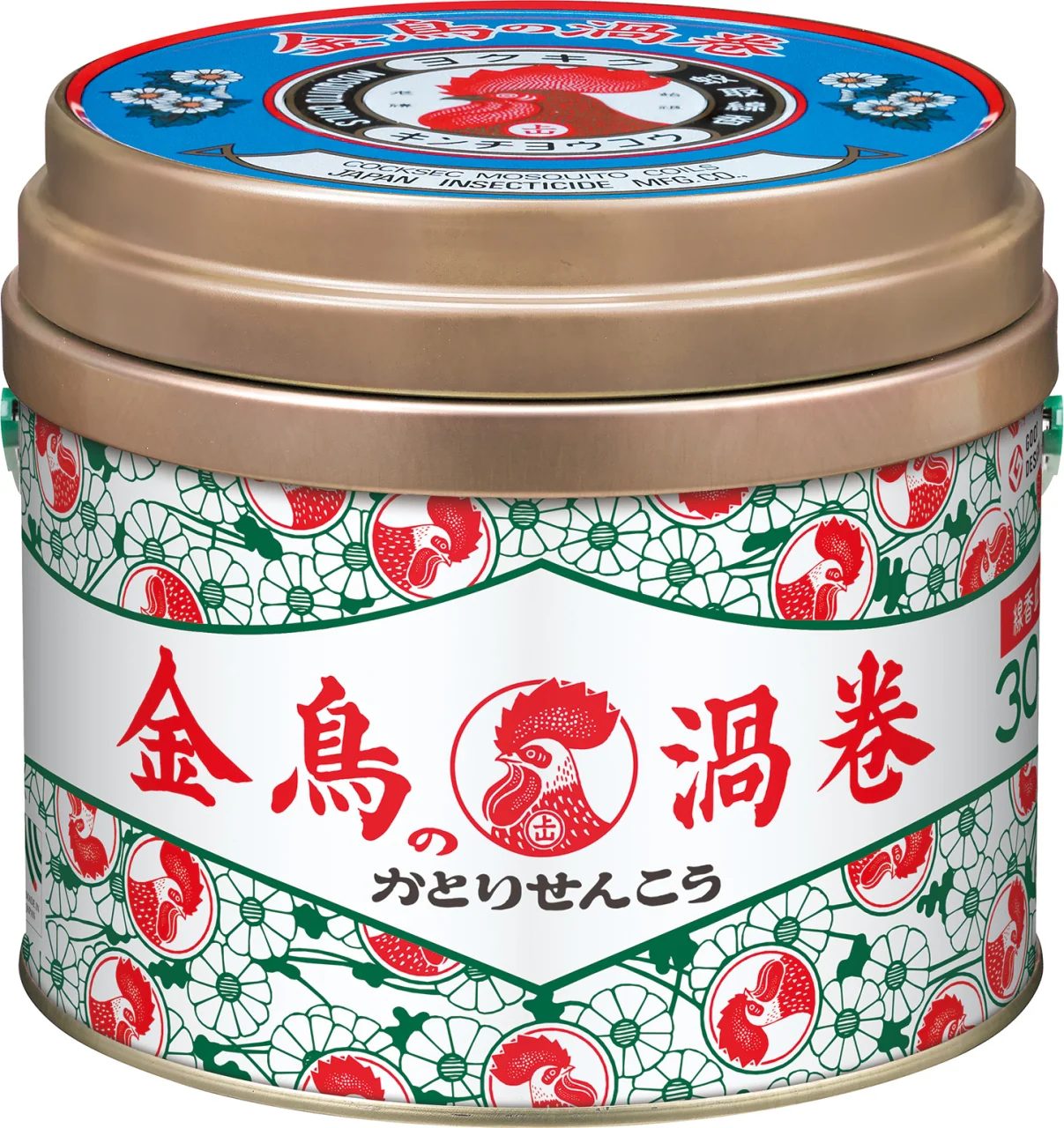 【防除用医薬部外品】大日本除虫菊 金鳥の渦巻 蚊取り線香 (線香皿付き) 30巻1セット