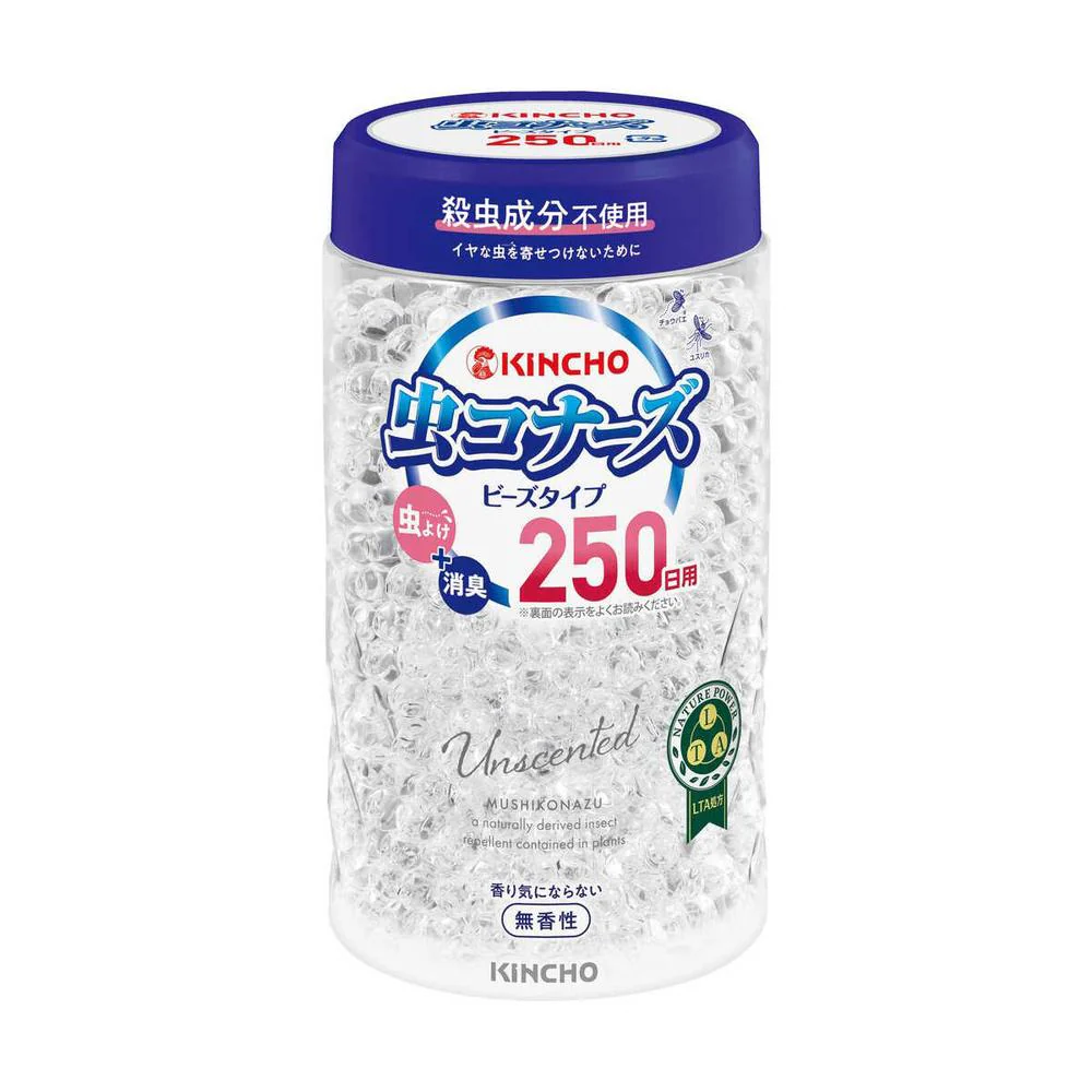 金鳥 虫コナーズ ビーズタイプ スリムボトル 無香性 360g