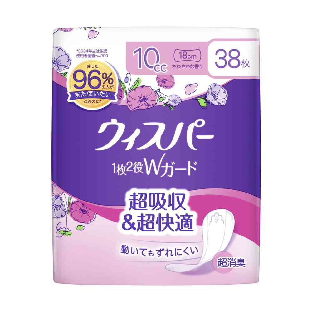 P&G ウィスパー1枚2役Wガード さわやかな香り  10cc 38枚 - Image 5
